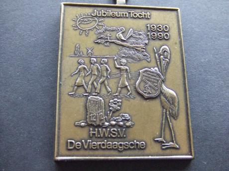 Haagse wandelsportvereniging De Vierdaagse jubileum,ooievaar